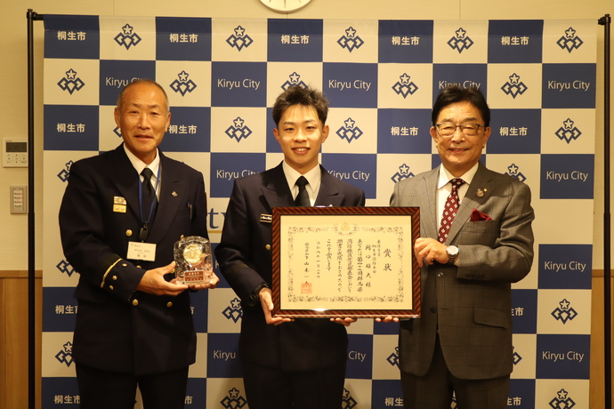 写真：市長報告の様子