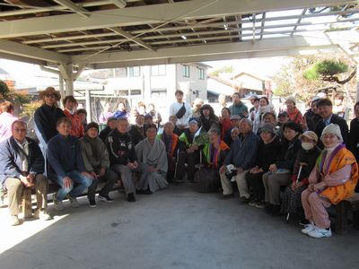 写真：桐生買場紗綾市30周年記念式典に出席しましたの様子