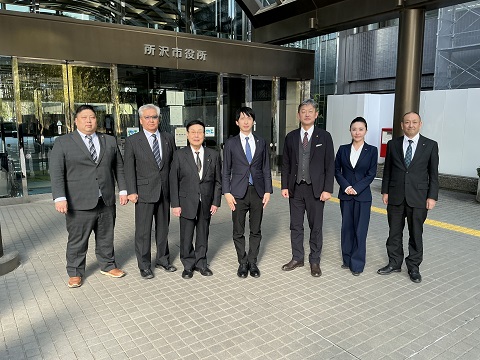 写真：埼玉県所沢市での視察