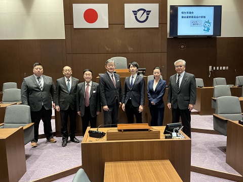 写真：神奈川県藤沢市での視察