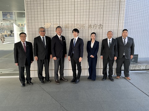 写真：神奈川県茅ヶ崎市での視察