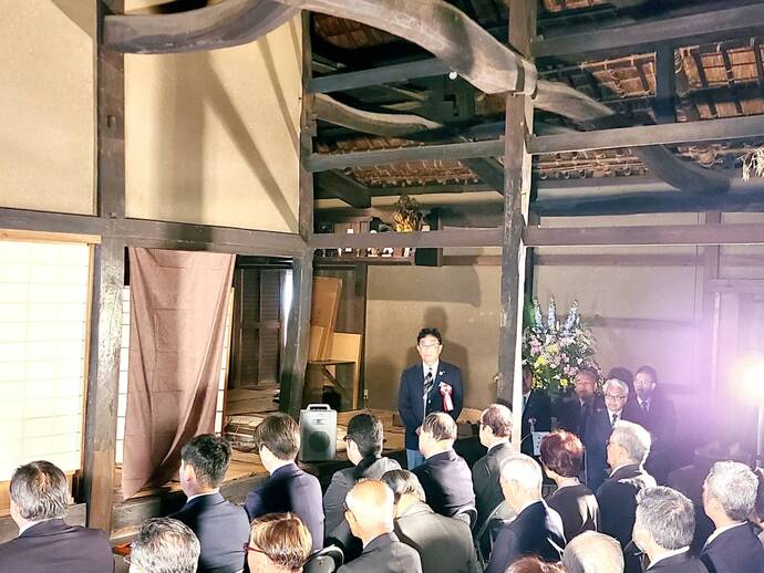 写真：令和8年重要文化財彦部家住宅「彦部家屋敷市民茶会」の様子1