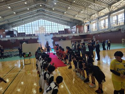 写真：新里社会体育館改修工事竣工式の様子3