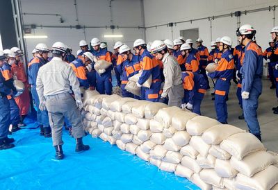 写真：令和8年度桐生市水防訓練の様子2