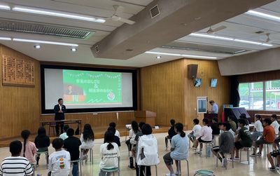 写真：生き生き市役所出前講座（新里北小学校）の様子3