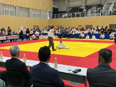 写真：第47回桐生近接柔道大会の様子1