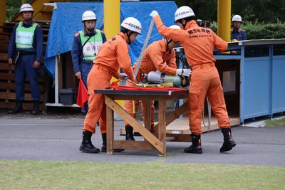 写真:第50回群馬県消防救助技術指導会 結果報告の様子3