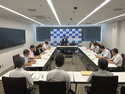 写真：令和8年度第1回桐生市空き家等対策協議会の様子