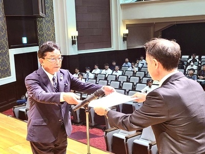 写真:群馬県まちづくり功労者表彰の様子1