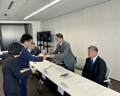写真:桐生市農業委員会委員辞令交付式の様子1
