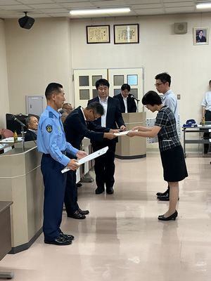 写真：令和8年度桐生・みどり地区職場警察連絡協議会総会に出席しましたの様子2