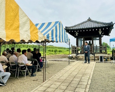 写真:山上多重塔建立記念式典の様子2