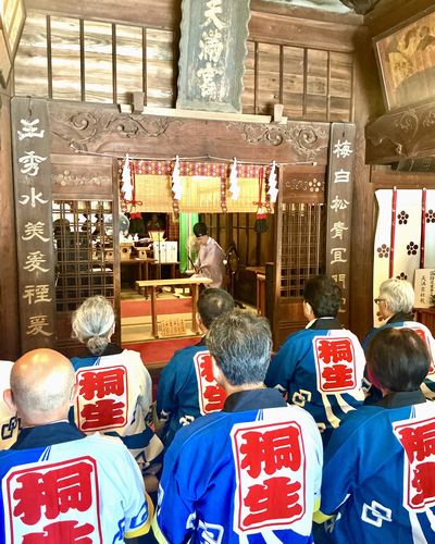 写真:第63回桐生八木節まつり安全祈願祭の様子1